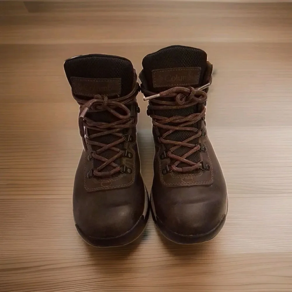 Columbia Women's‎ Newton Ridge BL3783-231 Dark Brown Black Hiking Boots Size 8.5